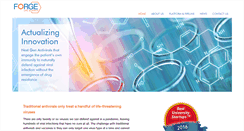 Desktop Screenshot of forgelifescience.com